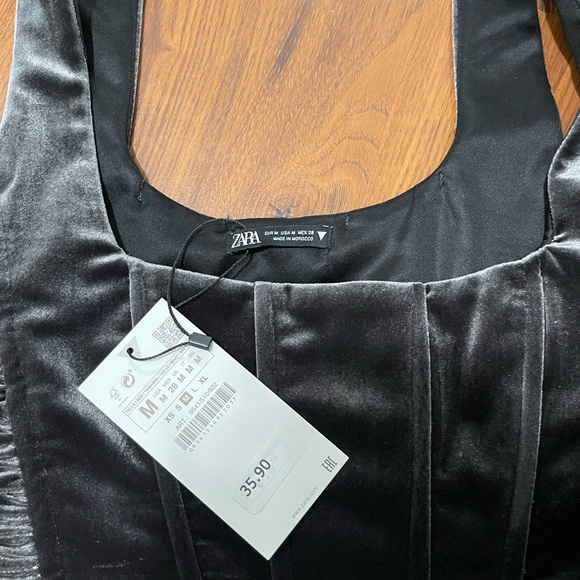 Zara velvet corset top - Picture 7 of 7